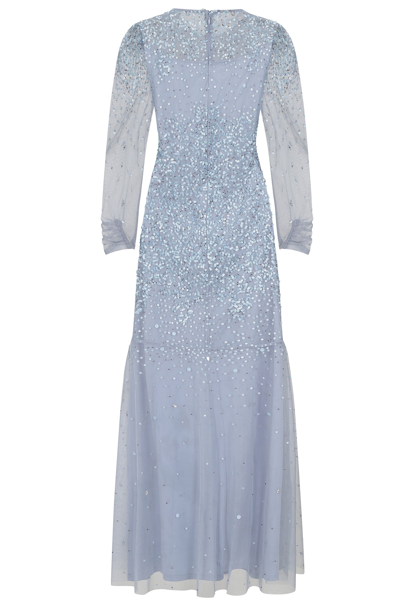 Carolyn Blue Sequin Maxi Dress 4